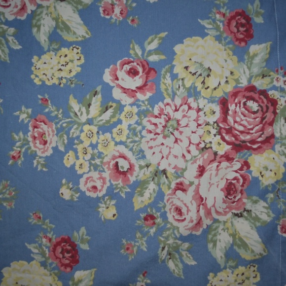 Eddie Bauer Bedding Blue Rose Floral Euro Pillow Sham Poshmark